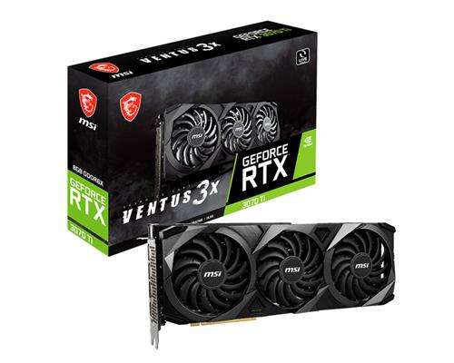Msi Nvidia Geforce Rtx 3070 Ti Ventus 3X 8G Oc Graphics