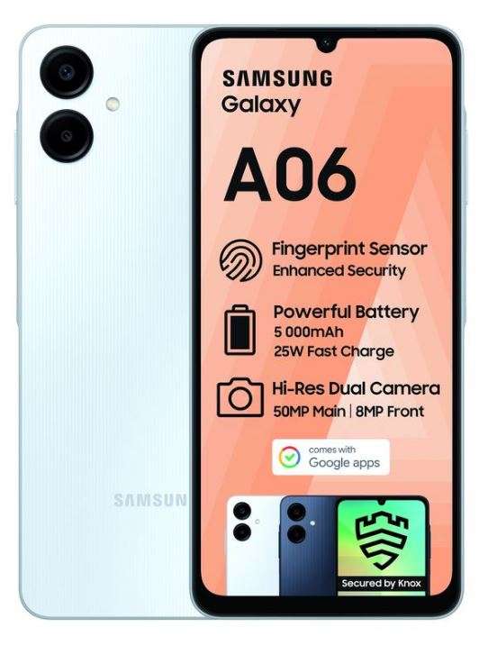 Samsung Galaxy A06 4GB-64GB Light Blue