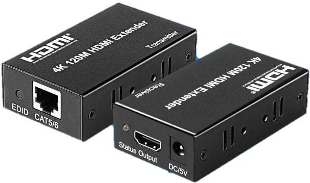 Unique 4K 120M CAT5 Or 6 Transmitter And Receiver HDMI Extender