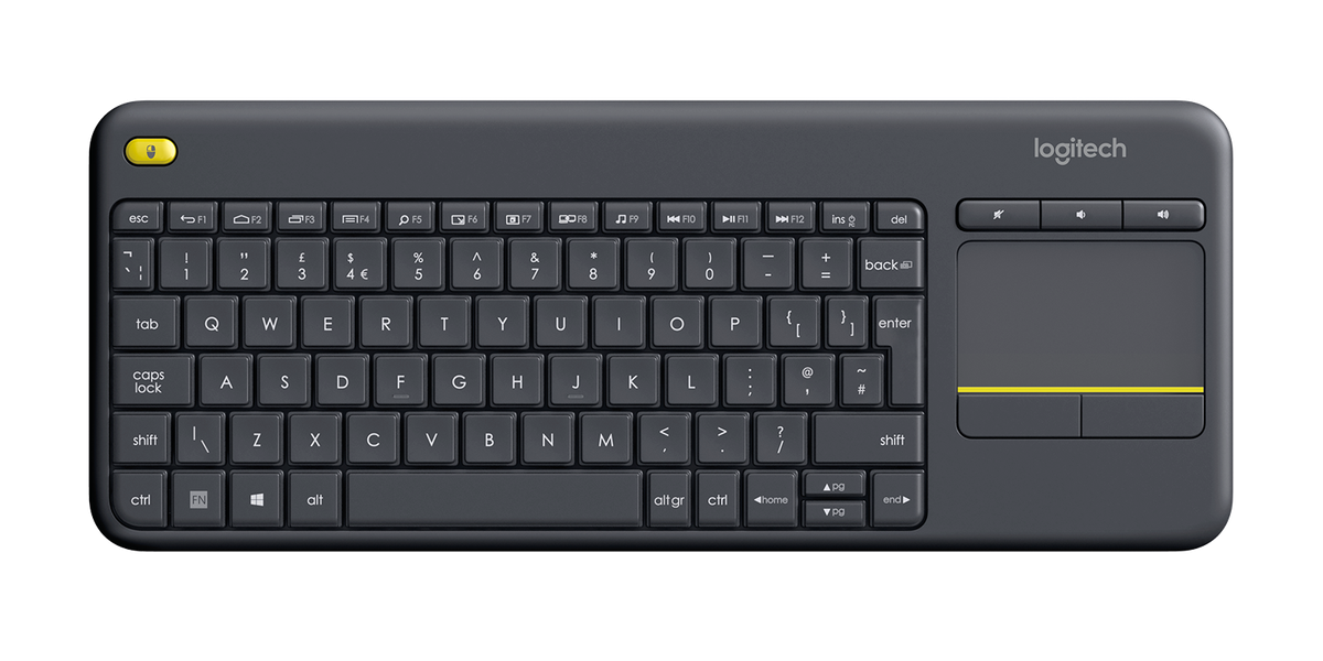 Logitech 920-007145 Logi K400 Wireless Keyboard Plus Touch (dark Grey) Unifying USB Receiver