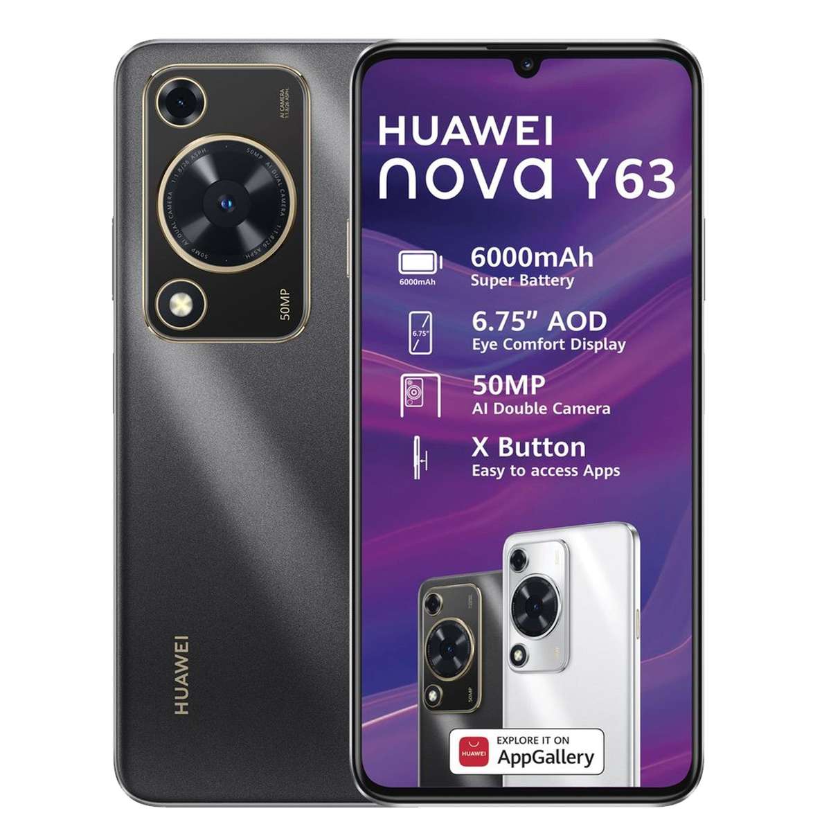 Huawei Nova Y63 128GB Ds Black
