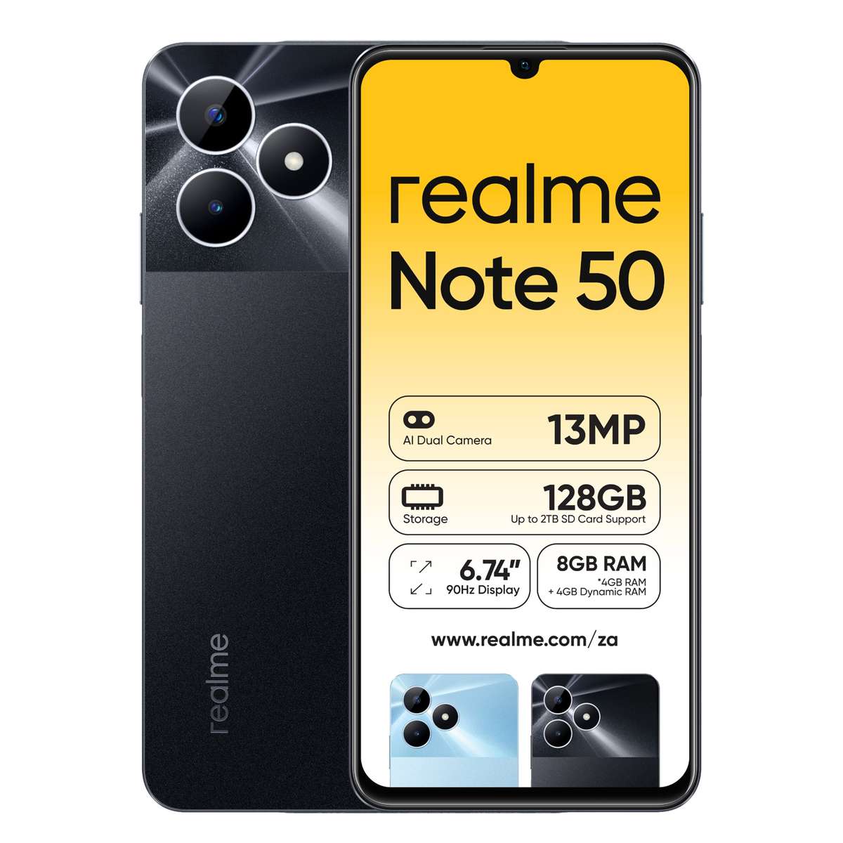 Realme Note 50 128GB Ds Dark Grey