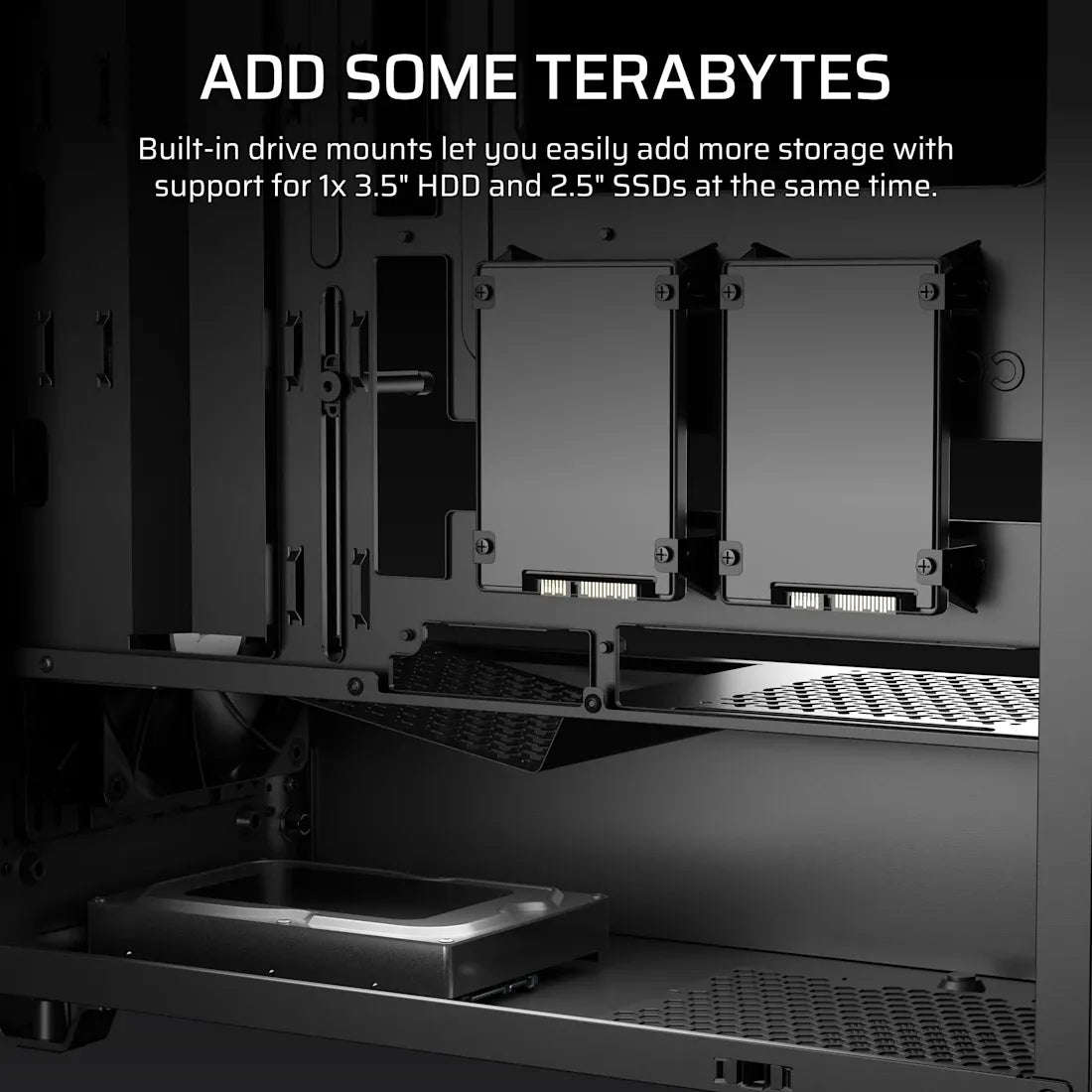 Corsair 3200D RS Mid-Tower PC Case; 3X RS120 Fans Incl White.