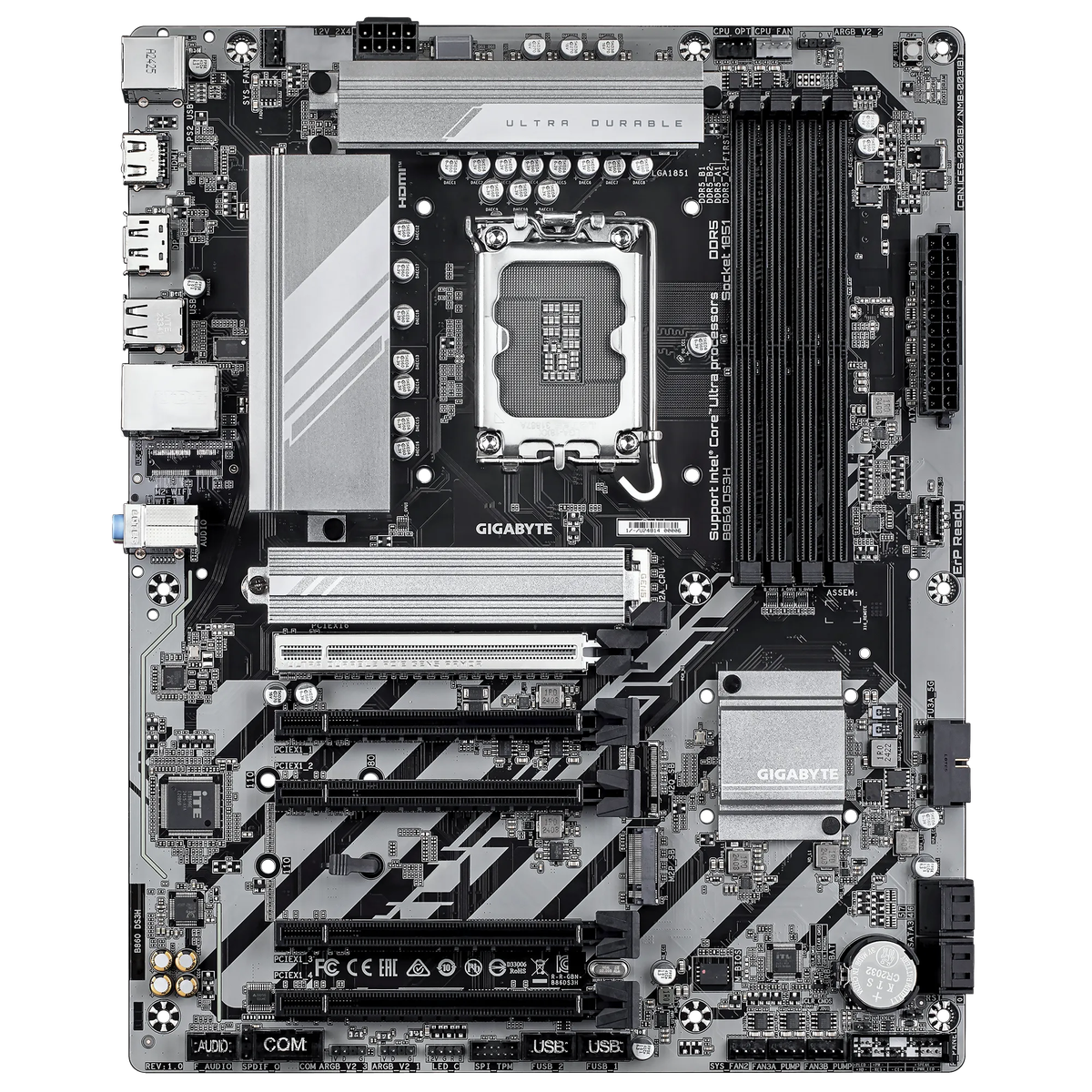 Gigabyte INTEL® B860 Chipset For Lga 1851; 4X DDR5; 2X M2; Hdmi/Dp ; ATX
