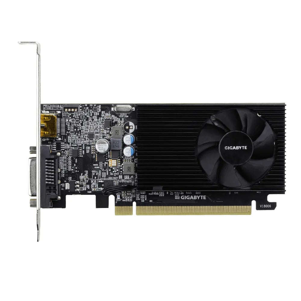 Gigabyte Nvidia Geforce Gt 1030 2GB GDDR4; 64-BIT Memory Bus; Pci Express 2.0; 1X Dual-Link Dvi-D...
