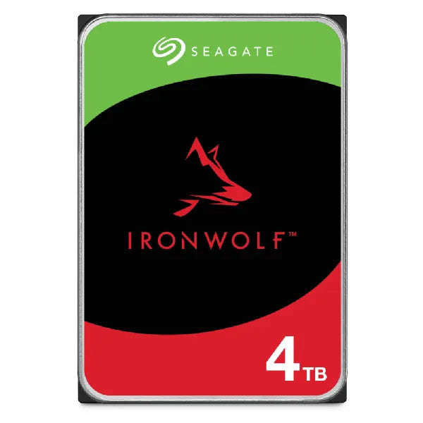 Seagate Ironwolf 4TB 3.5'' Hdd Nas Drives; SATA 6GB/S Interface; 1-8 Bays Supported; Mut: 180TB/Y...