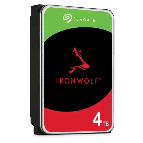 Seagate Ironwolf 4TB 3.5'' Hdd Nas Drives; SATA 6GB/S Interface; 1-8 Bays Supported; Mut: 180TB/Y...