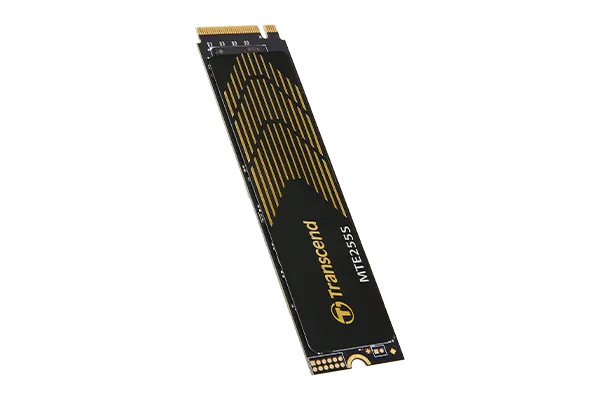 Transcend 2TB MTE255S PCI-E Gen 4X4 M.2 NVME 2280 SSD 3D Nand -7400 Mb/S Read 6500 Mb/S Write- Gr...