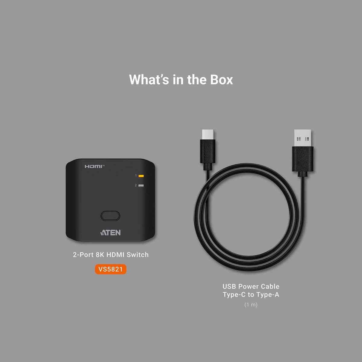 Aten 2-PORT 8K HDMI Switch