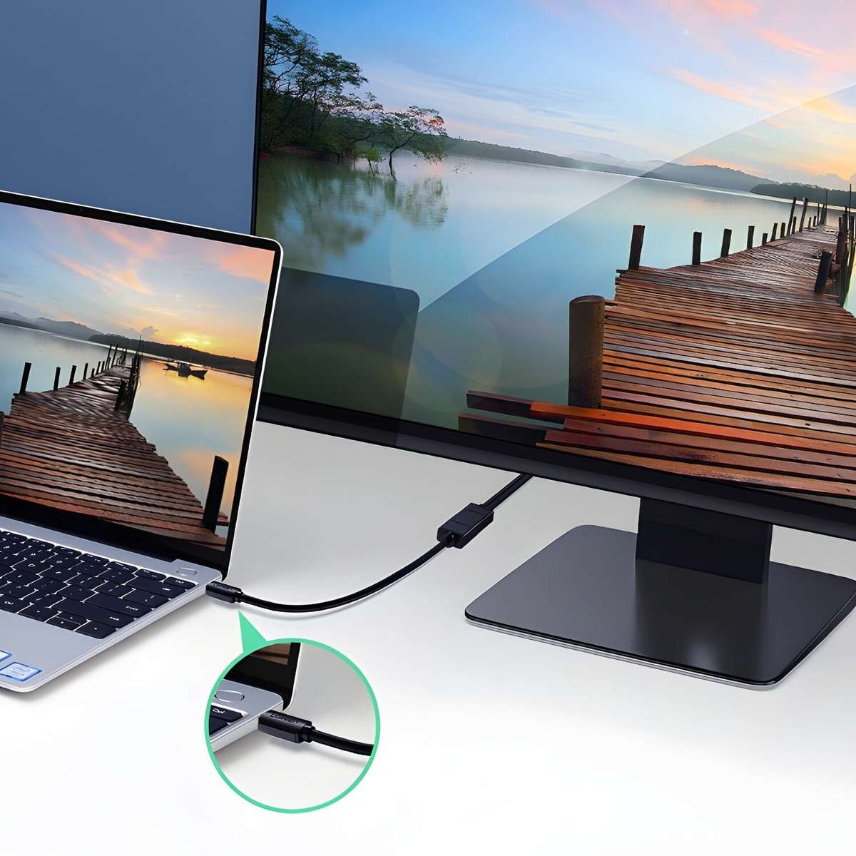 Ugreen Micro HDMI Male To HDMI Female Adapter Black