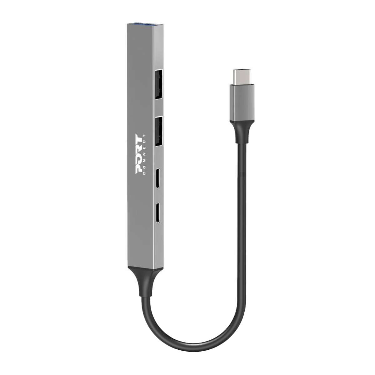Port USB Type-C Hub 4 X USB + 1 X Charging Port