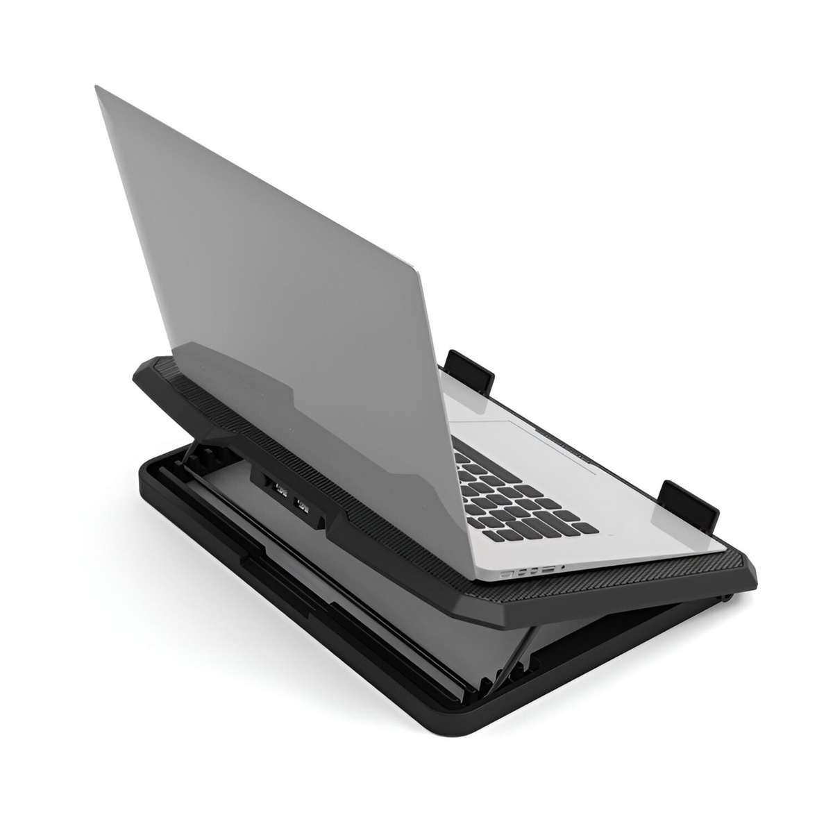 Port Ergonomic Notebook Cooler Pro, With Dual Fans And USB Ports