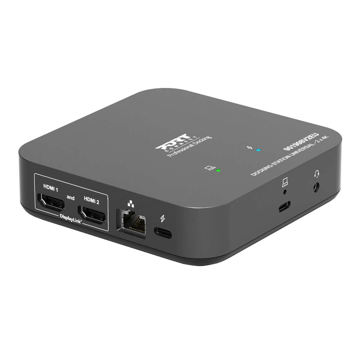 Port Connect Multi-Port USB Type-C 2X4K Office Docking Station