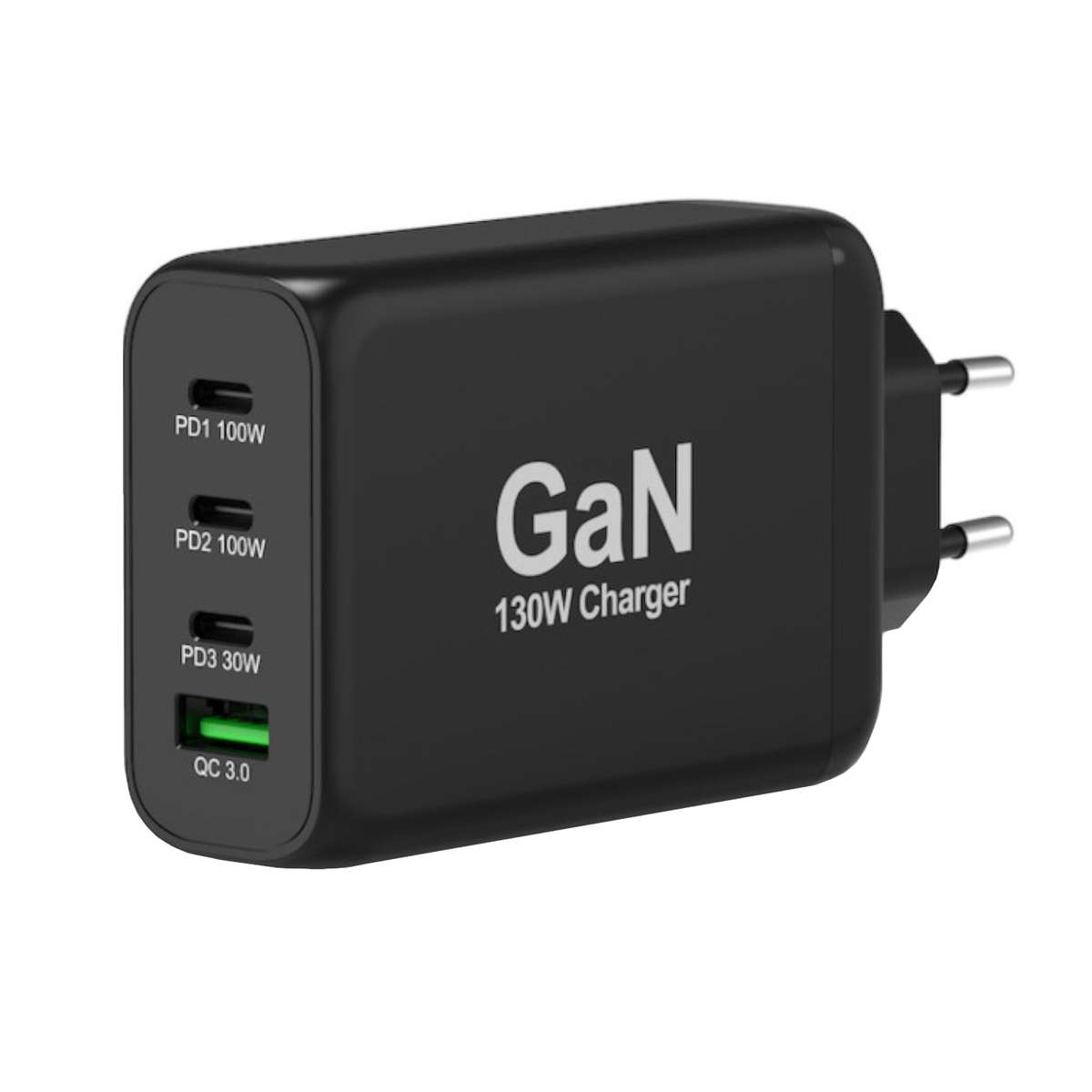 Port Connect Gan 130W Pd USB Type-C Wall Charger