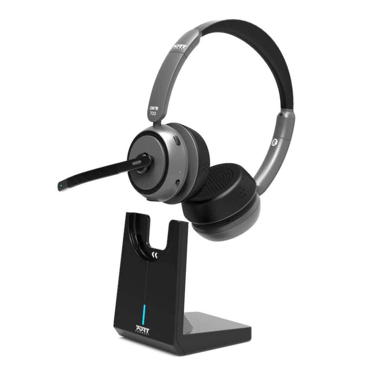 Port Connect Onr 700 Bluetooth Wireless Headset With Noise Cancellation
