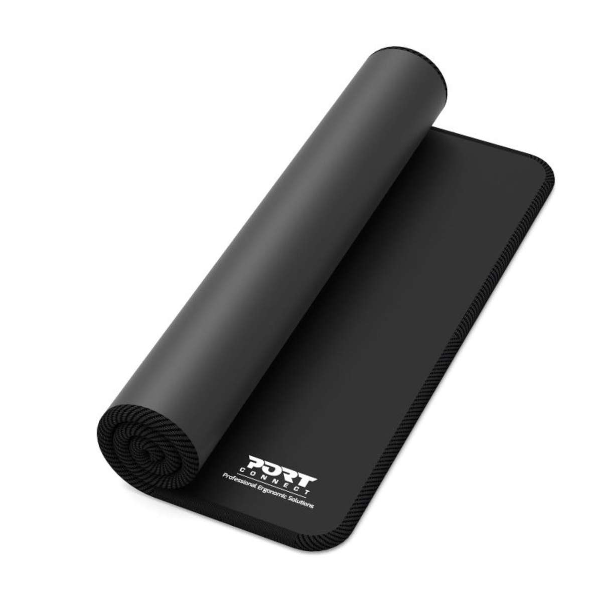 Port Connect Professional Desk Pad Black (300 X 700MM)