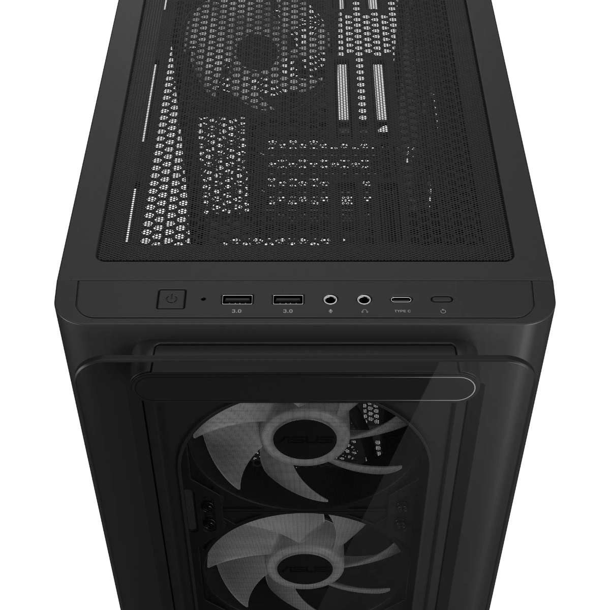 Asus A23 Plus ARGB Micro-Atx Gaming Chassis Black