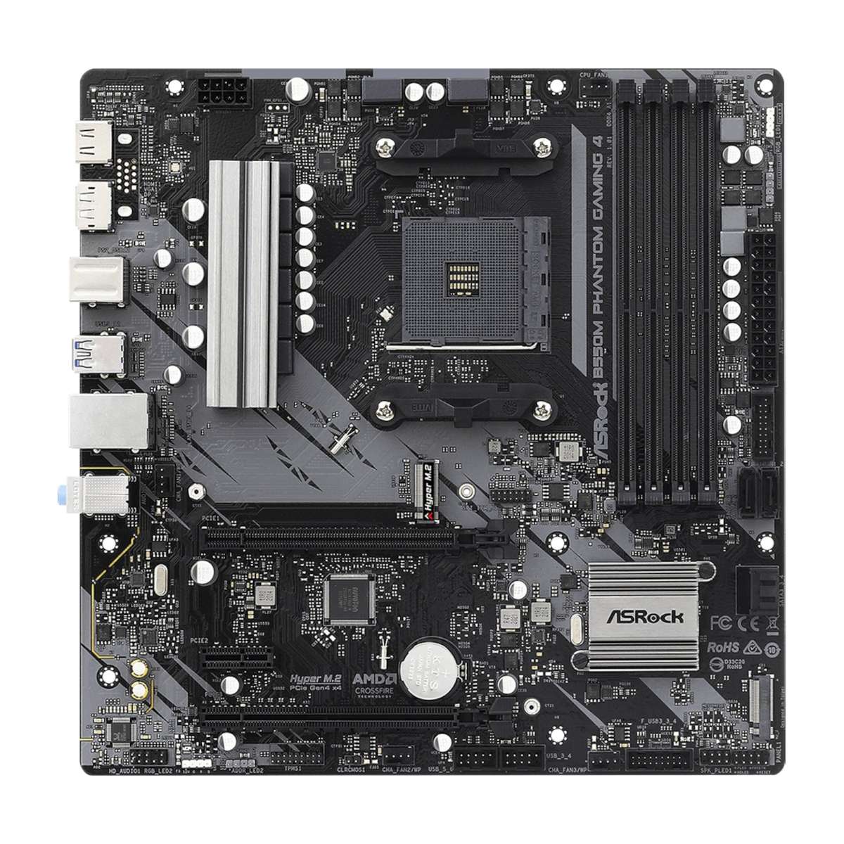 Asrock B550 Phantom Gaming 4 AM4 M-ATX Motherboard