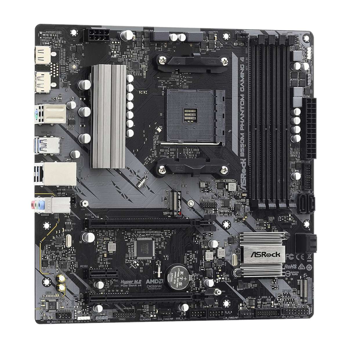 Asrock B550 Phantom Gaming 4 AM4 M-ATX Motherboard