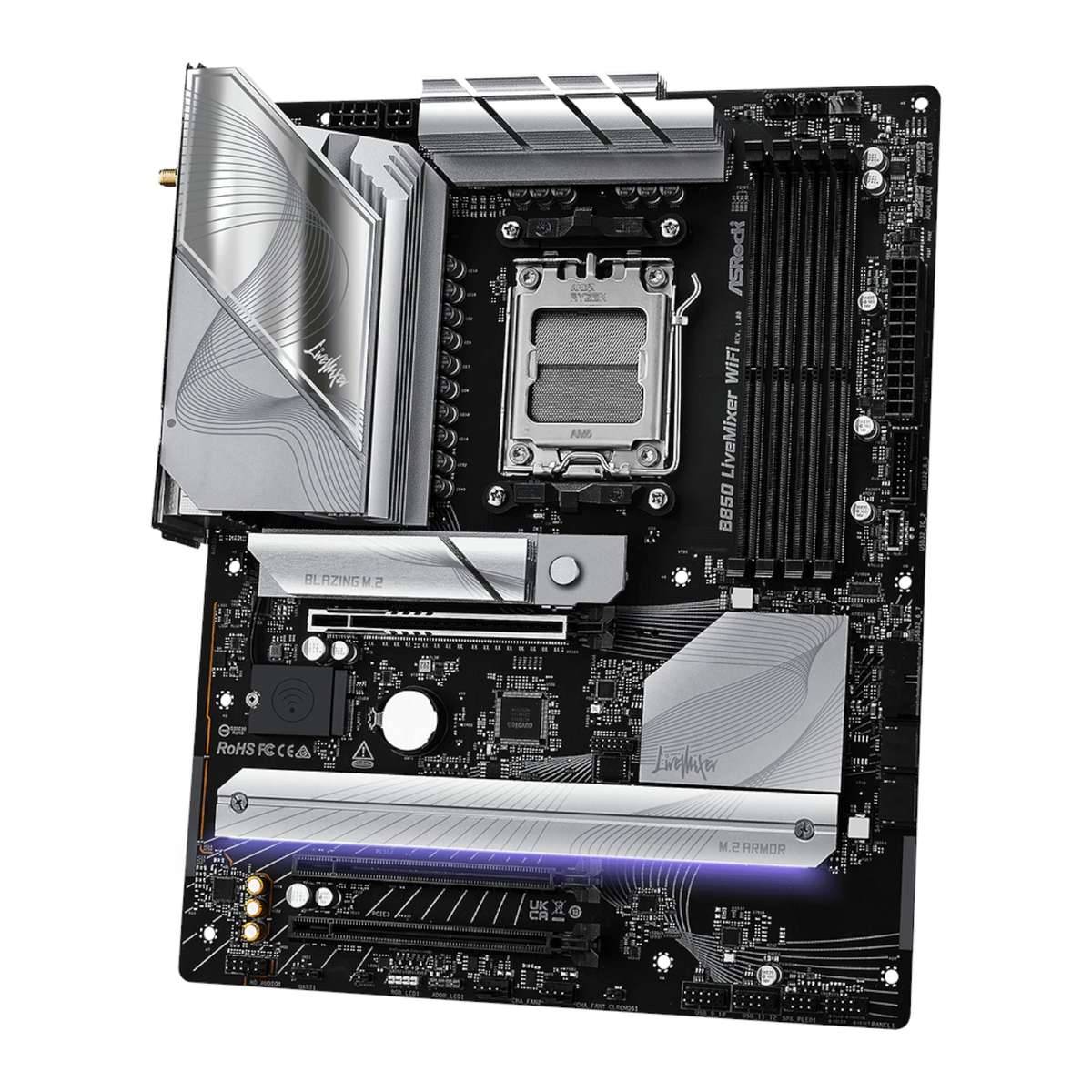 Asrock B850 Livemixer WIFI AM5 ATX Gaming Motherboard