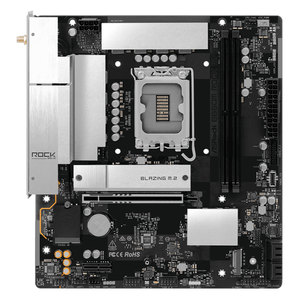 Asrock INTEL LGA1851 MATX Gaming Motherboard