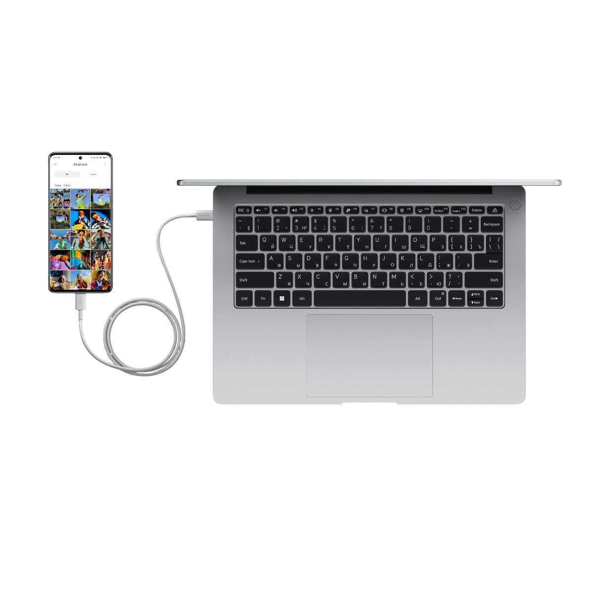 Xiaomi USB4 6A USB Type-C To USB Type-C Braided Cable 2M- (120W, 480 Mbps)