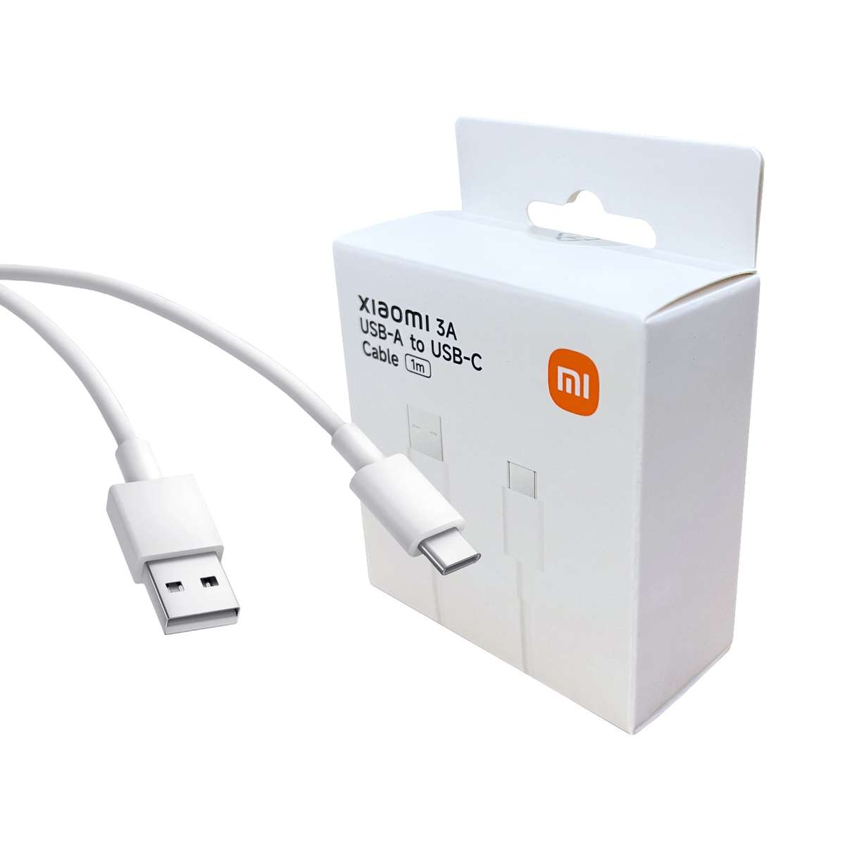 Xiaomi 3A Usb-A To USB Type-C Cable 1M White