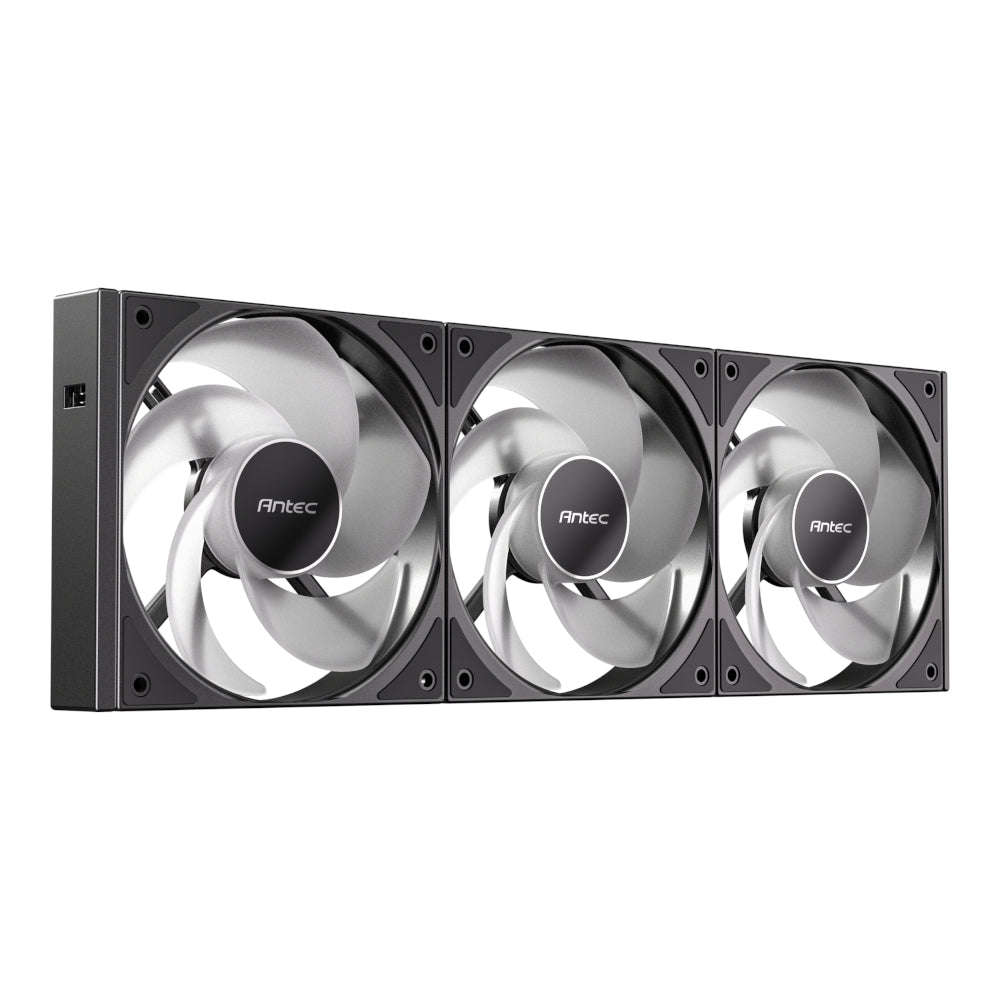 Antec Connect 120 Reverse ARGB PWM Fan 3 Pack Black