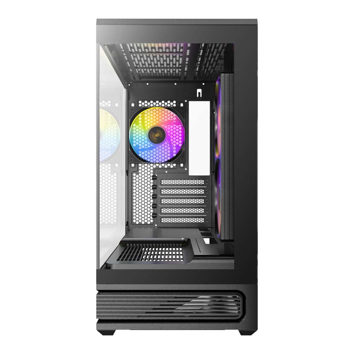 Antec C2M ARGB Compact Micro-Atx Gaming Chassis Black
