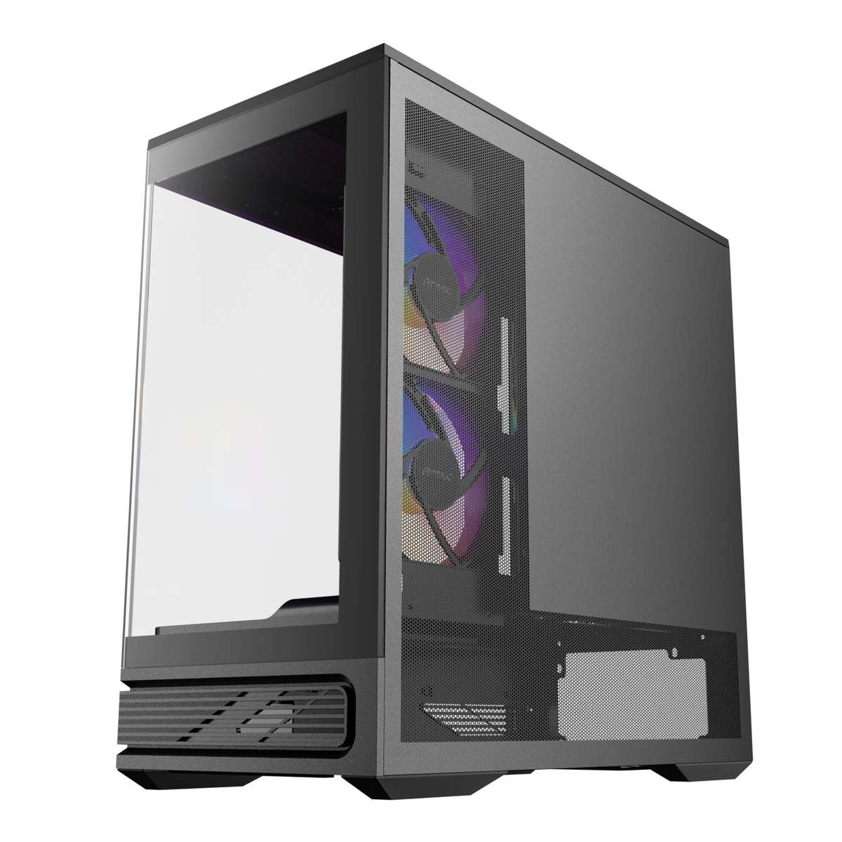 Antec C2M ARGB Compact Micro-Atx Gaming Chassis Black