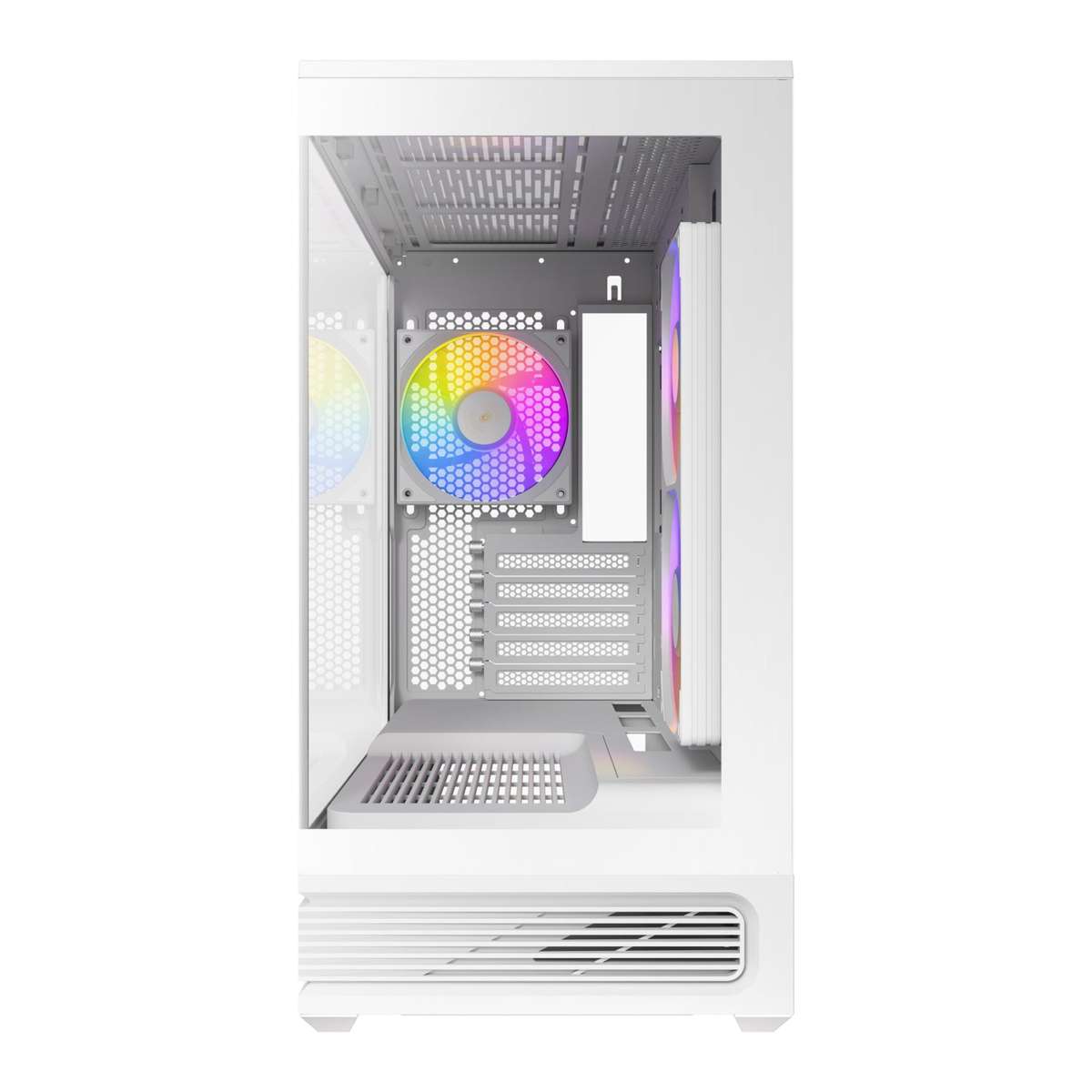 Antec C2M ARGB Compact Micro-Atx Gaming Chassis White