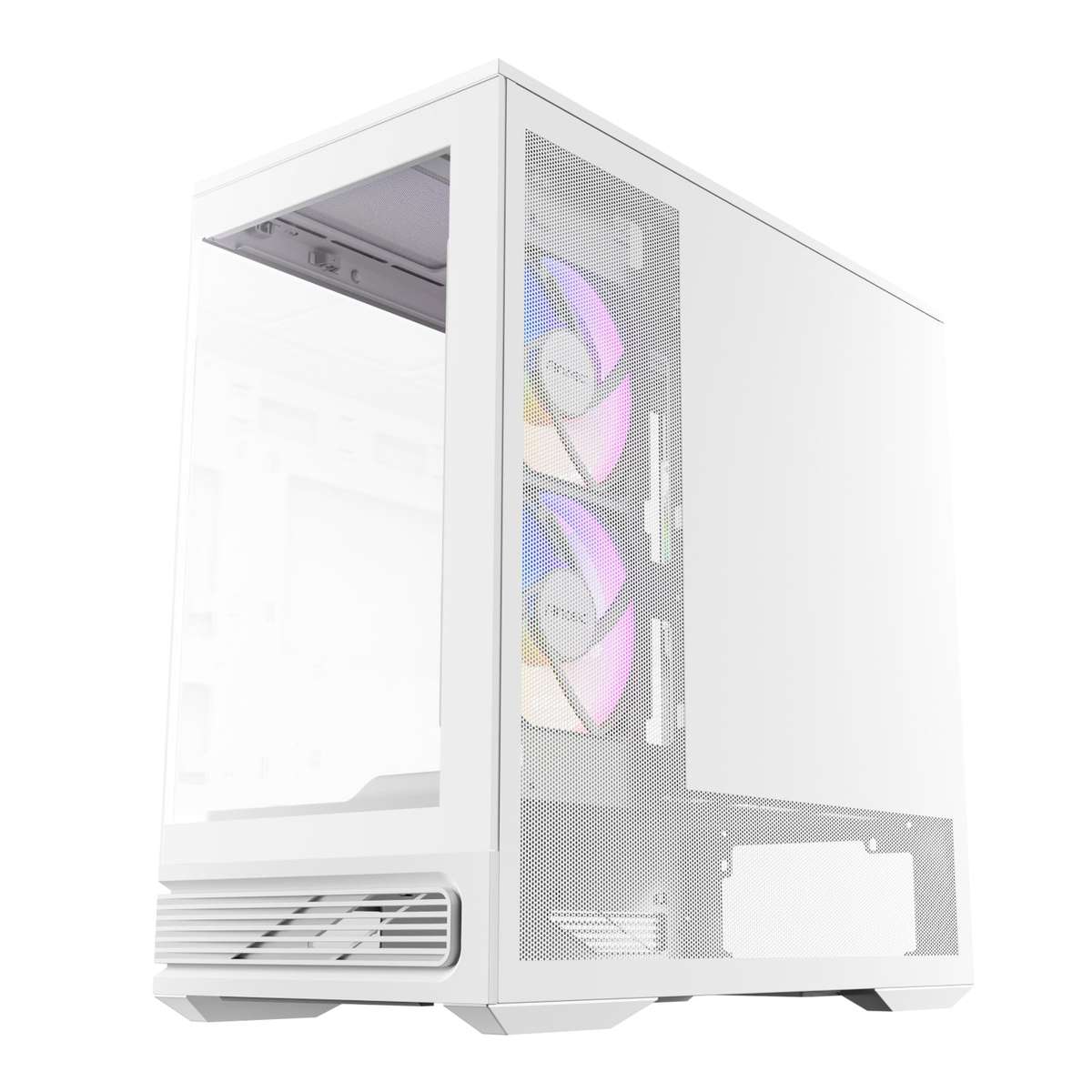 Antec C2M ARGB Compact Micro-Atx Gaming Chassis White