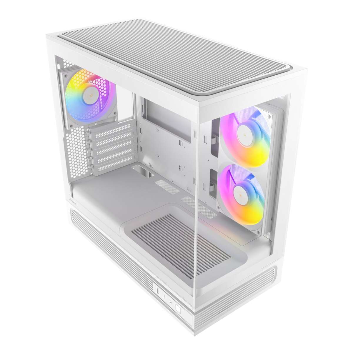 Antec C2M ARGB Compact Micro-Atx Gaming Chassis White