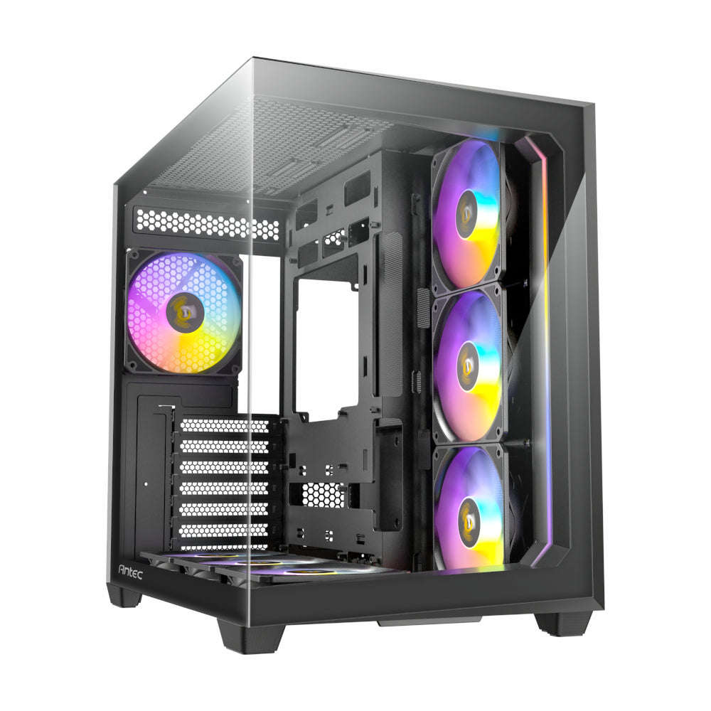 Antec C5 ARGB ATX Dual Mid Tower Gaming Chassis  Black