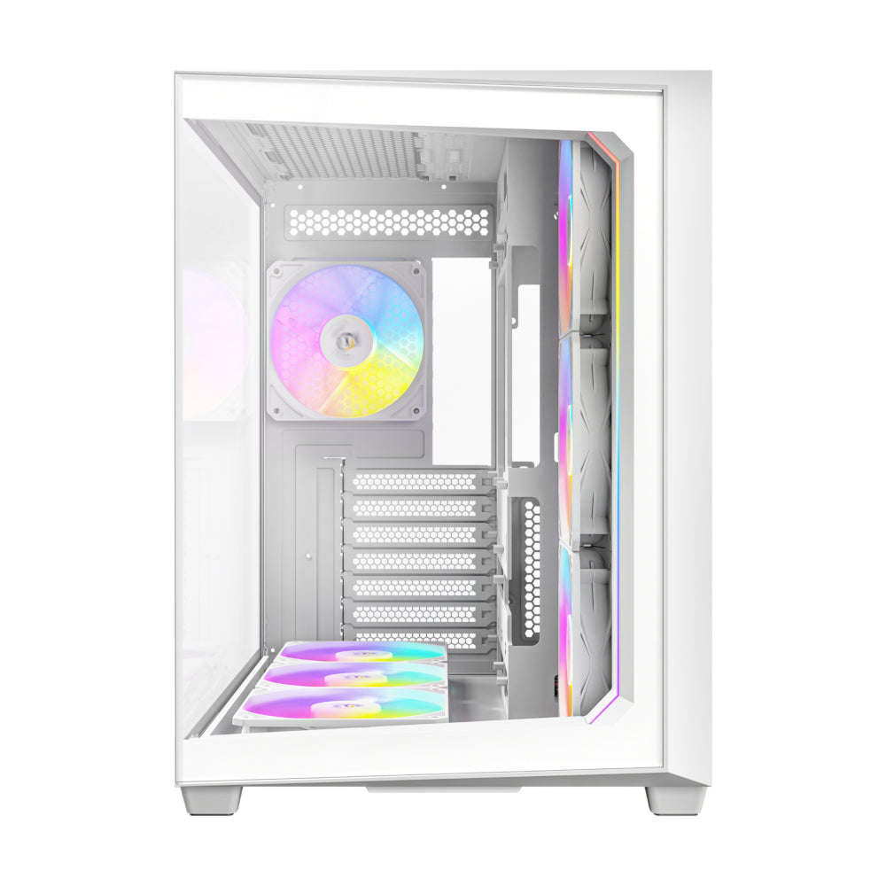 Antec C5 ARGB ATX Dual Mid Tower Gaming Chassis  White