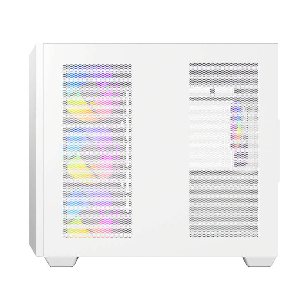 Antec C5 ARGB ATX Dual Mid Tower Gaming Chassis  White