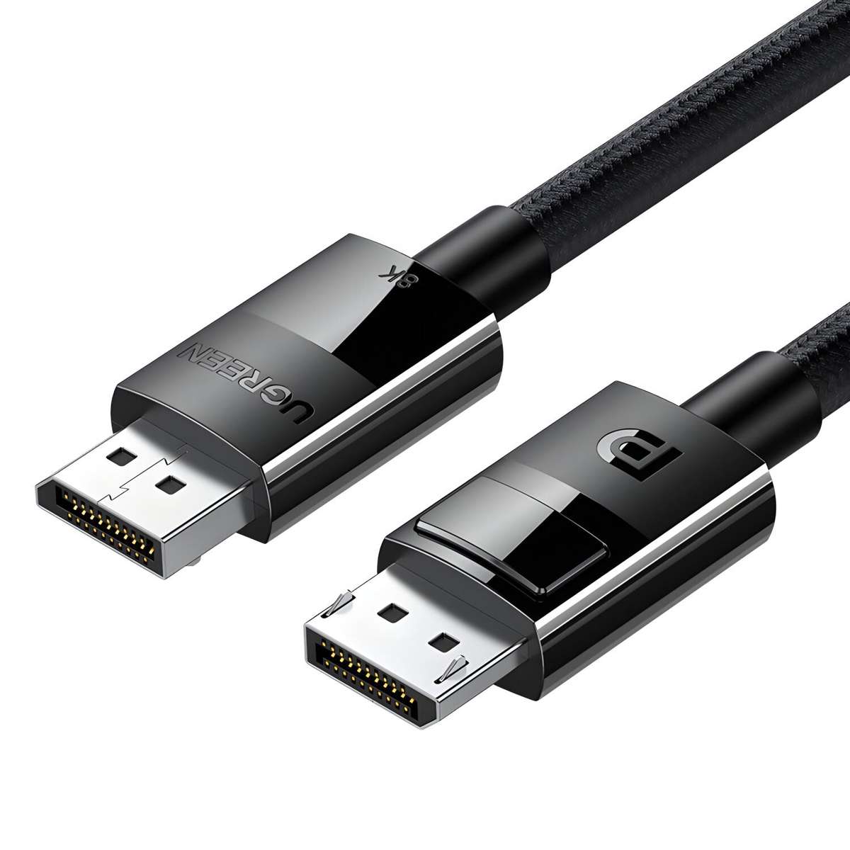 Ugreen DP114 8K Displayport Male To Male Braided Cable 2M