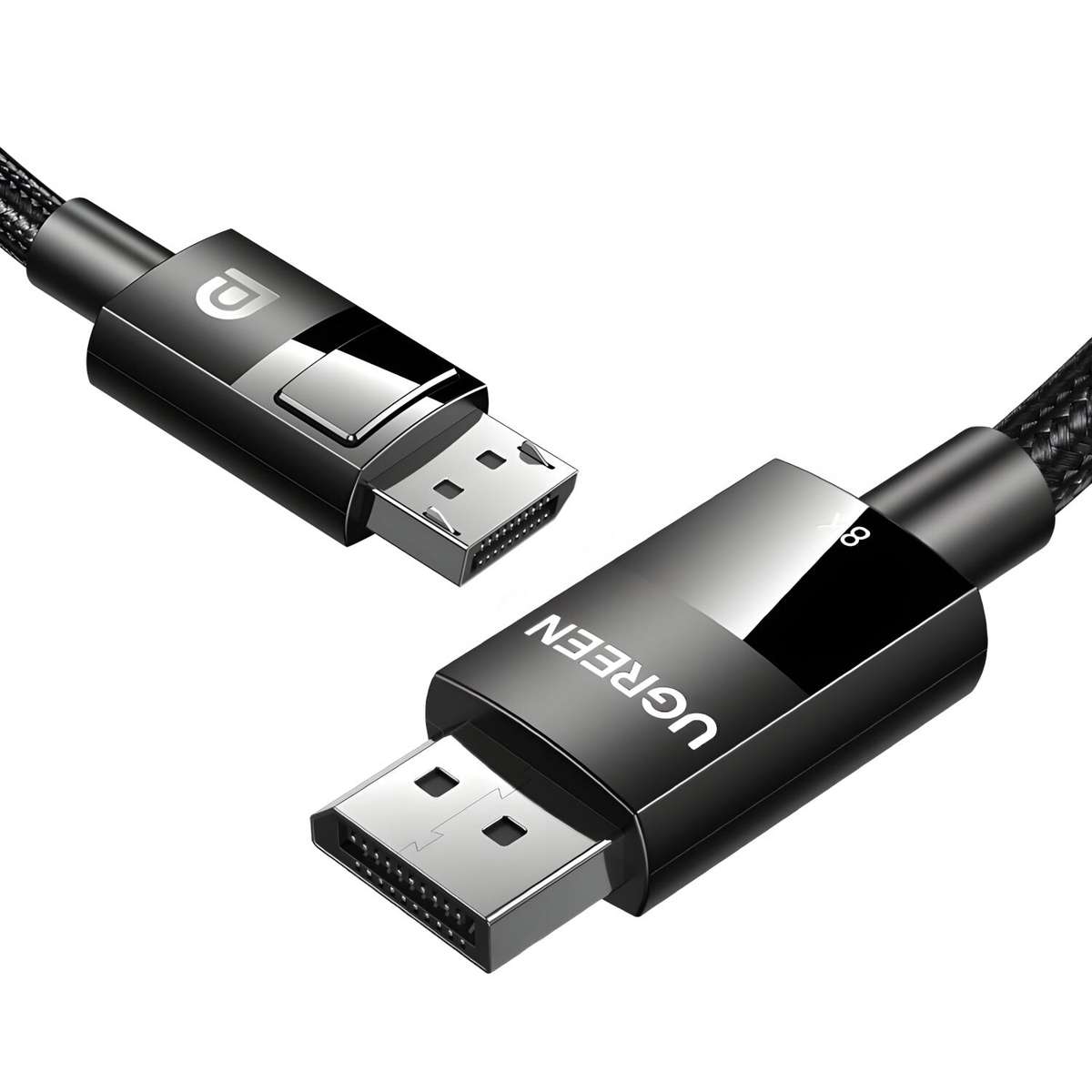 Ugreen DP114 8K Displayport Male To Male Braided Cable 2M