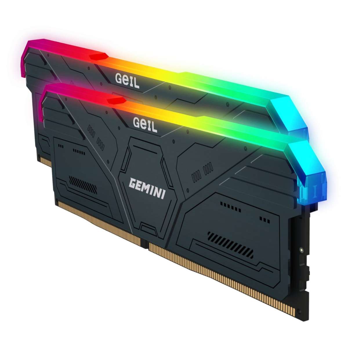 Geil Gemini RGB 32GB DDR5 6000MHZ Desktop Gaming Memory Kit (2 X 16GB)  Grey
