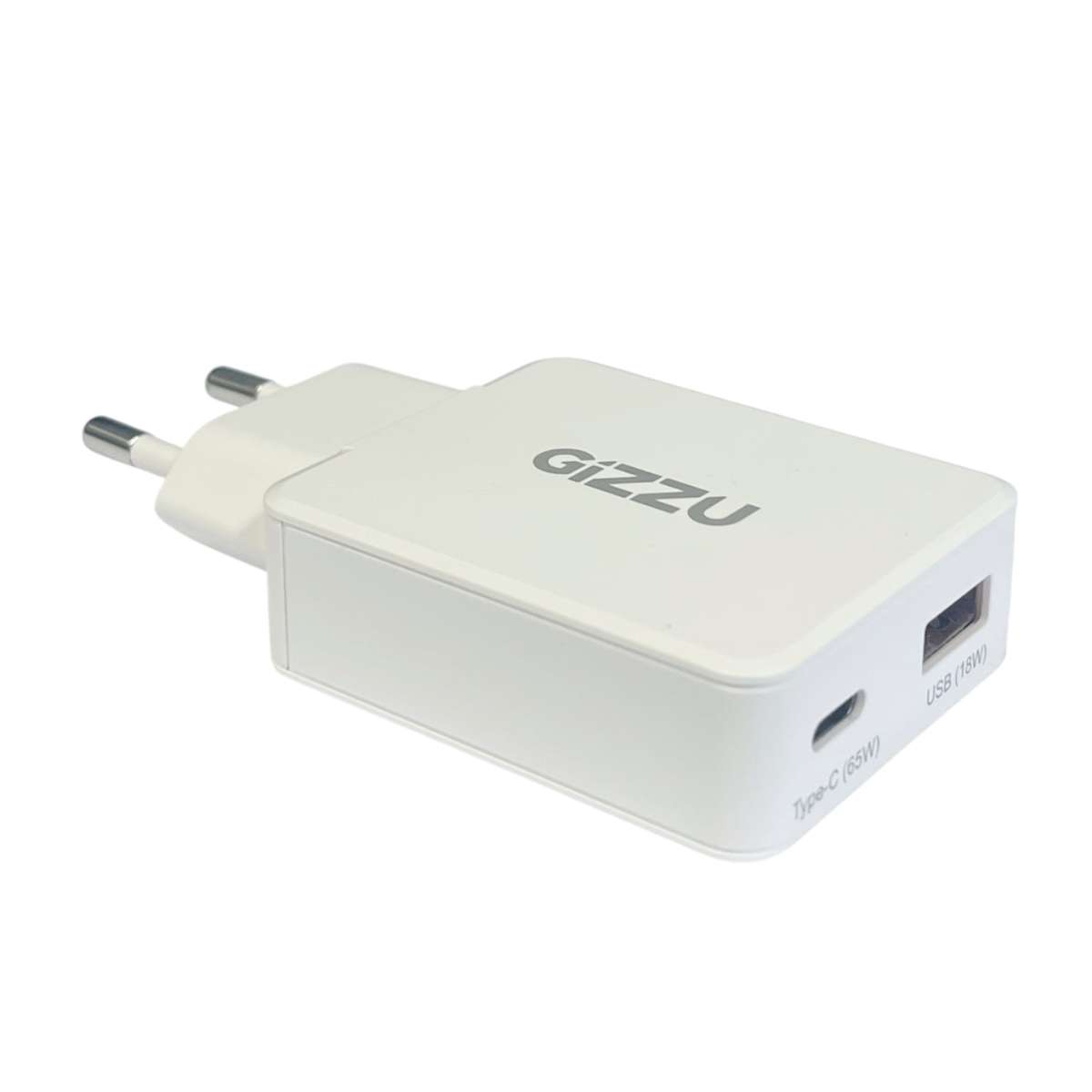 Gizzu 2-PORT 65W Gan Wall Charger