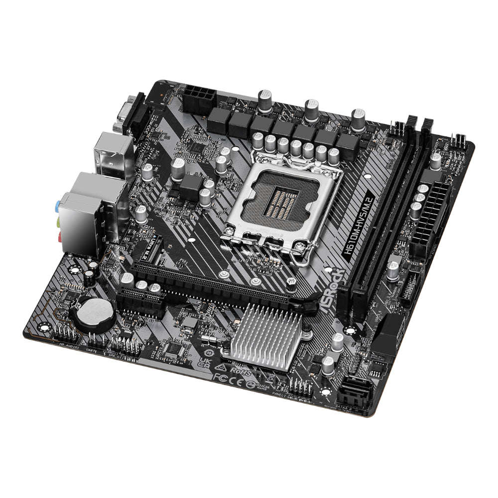 Asrock H610M-HVS/M.2 R2.0 INTEL Lga 1700 M-ATX Motherboard