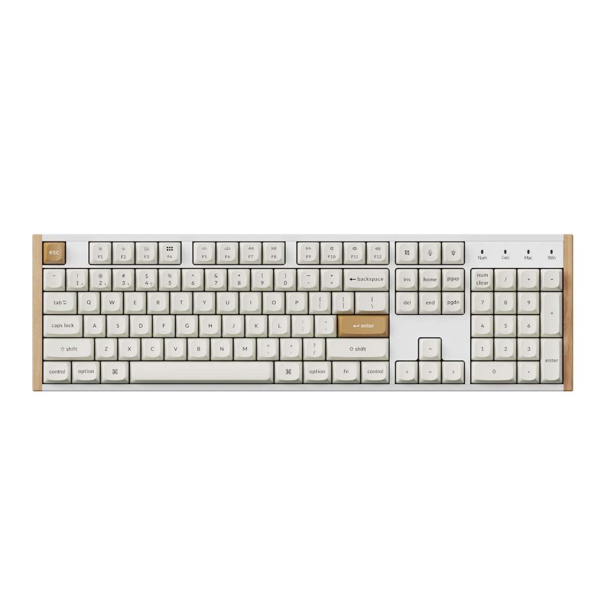 Keychron K10 He Edition Full-Size Hot-Swap Gateron Dbl-Rail Nebula Switch RGB Wireless Keyboard W...