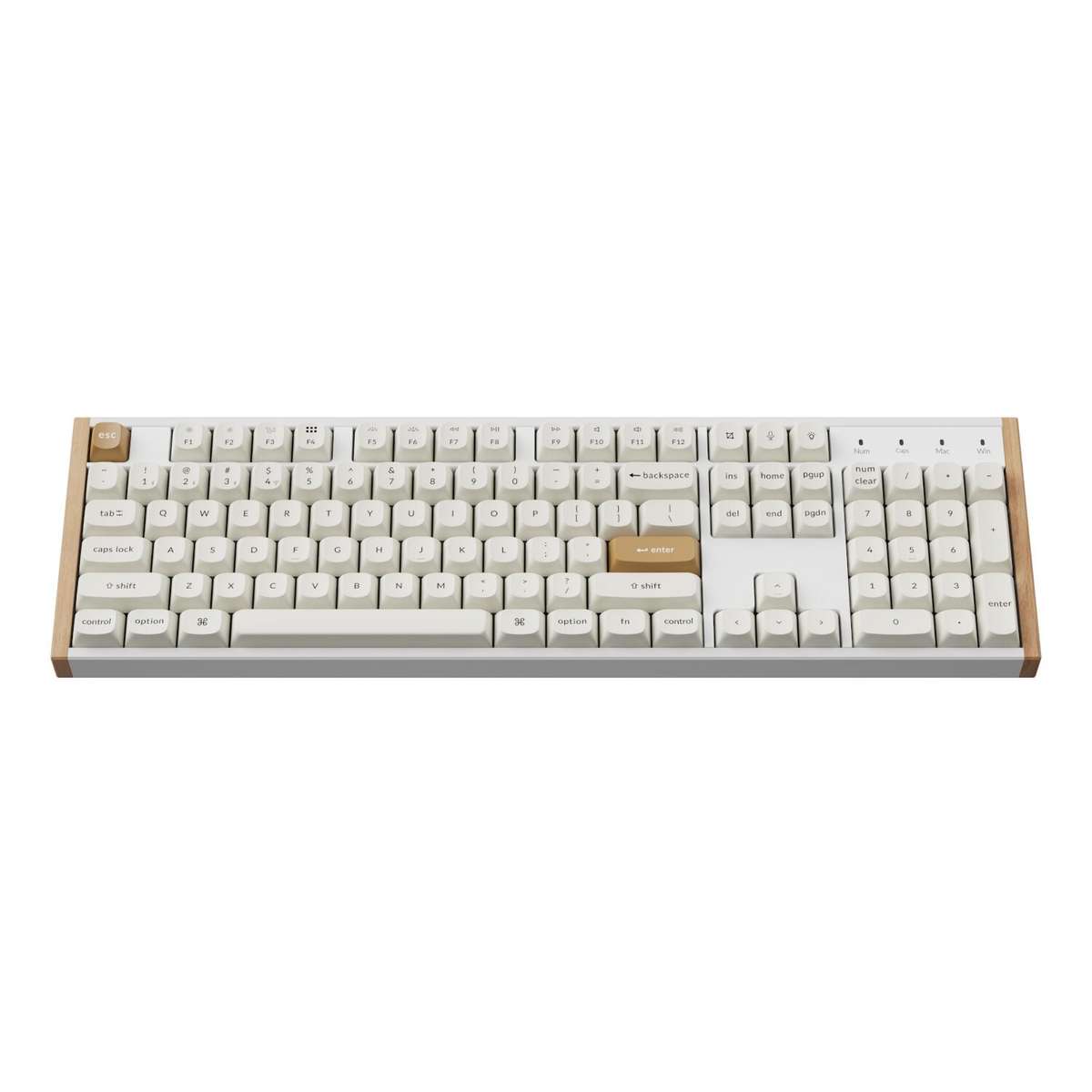 Keychron K10 He Edition Full-Size Hot-Swap Gateron Dbl-Rail Nebula Switch RGB Wireless Keyboard W...