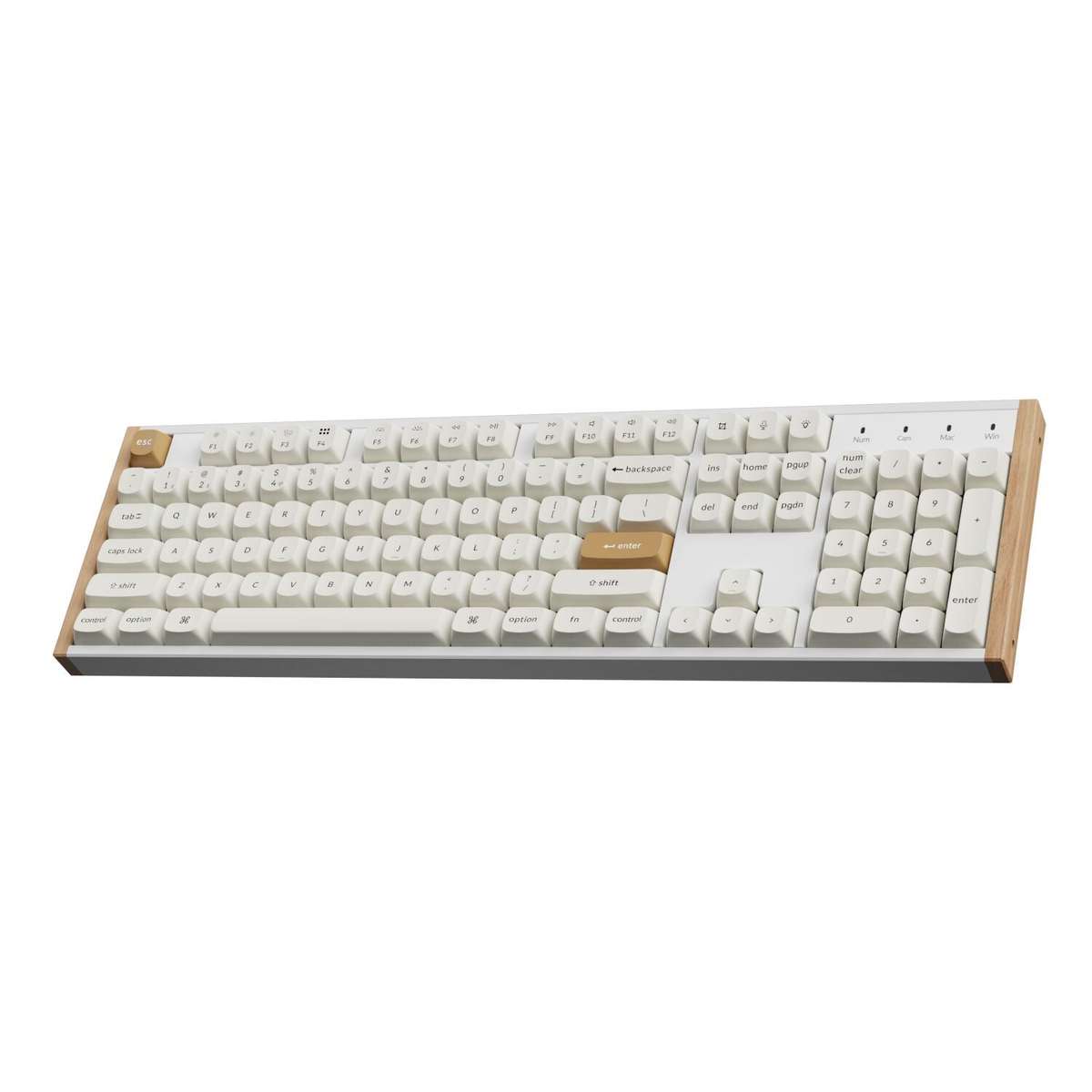 Keychron K10 He Edition Full-Size Hot-Swap Gateron Dbl-Rail Nebula Switch RGB Wireless Keyboard W...