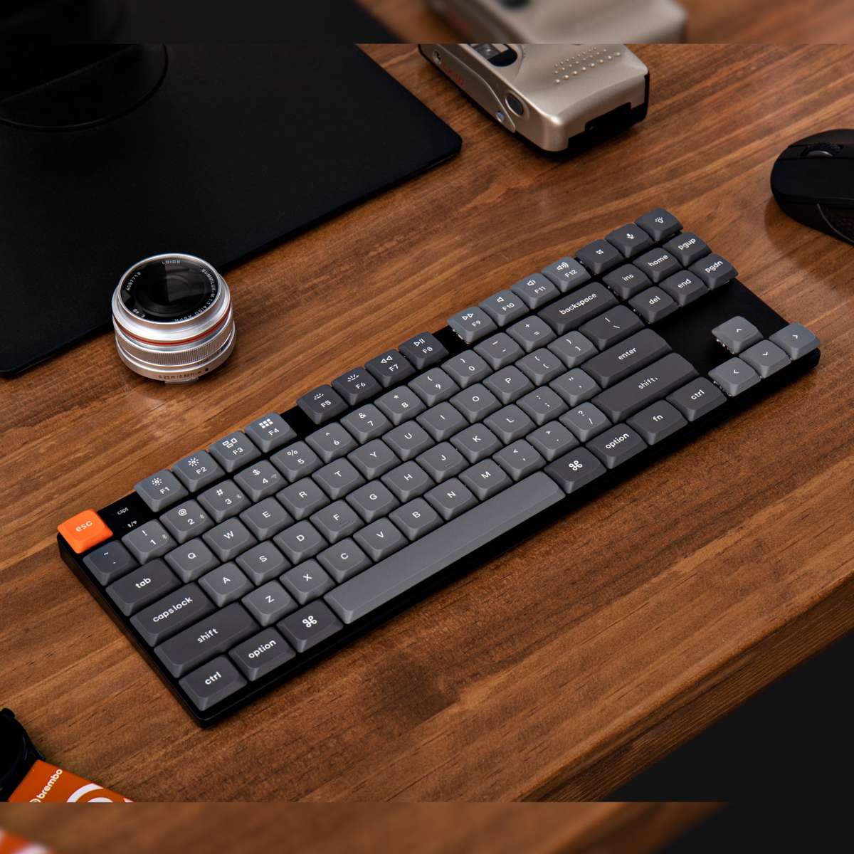 Keychron K1 Max Qmk/Via 80% Wireless Custom Mechanical Keyboard | Brown Switches