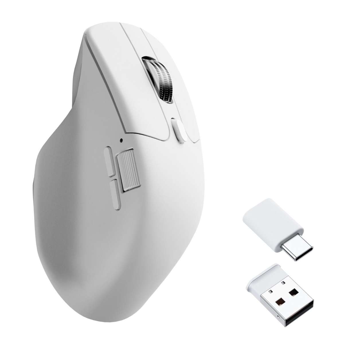 Keychron M6SB72 1K Wireless Mouse (BT/2.4GHZ/WIRED) With Huano Silent Micro Switch And Premium Wh...