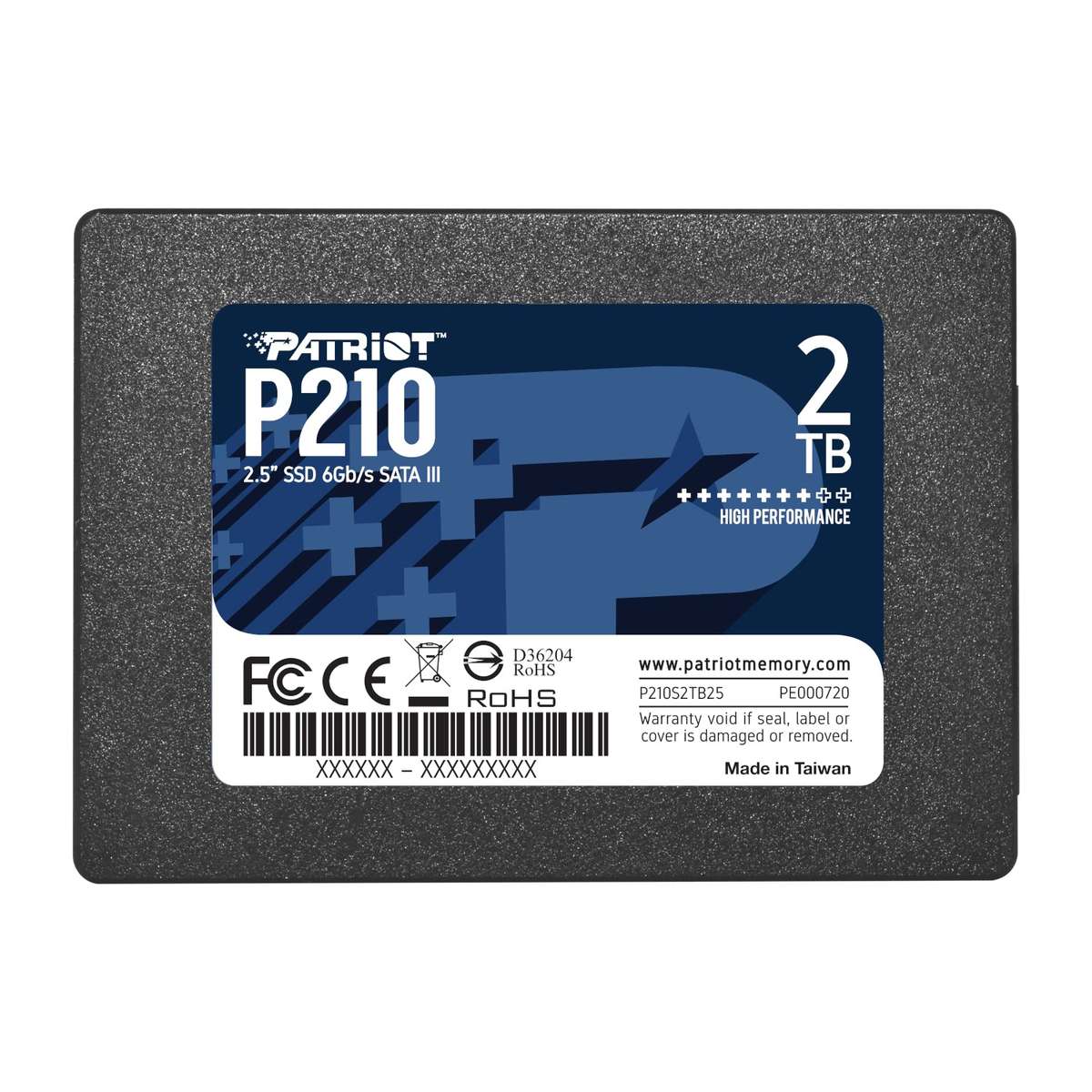 Patriot P210 2TB 2.5 Inch Sataiii SSD