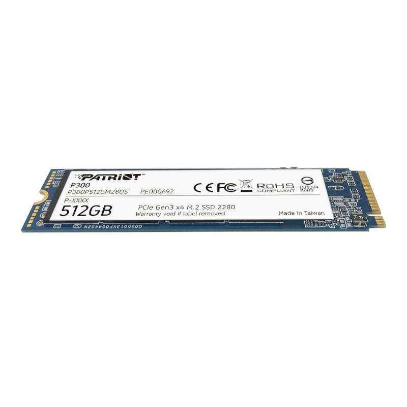 Patriot P300 512GB M.2 PCIE NVME SSD