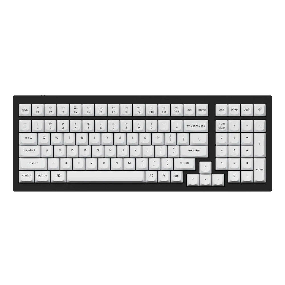 Keychron Double Shot Pbt Osa Full Keycap Set Black/White