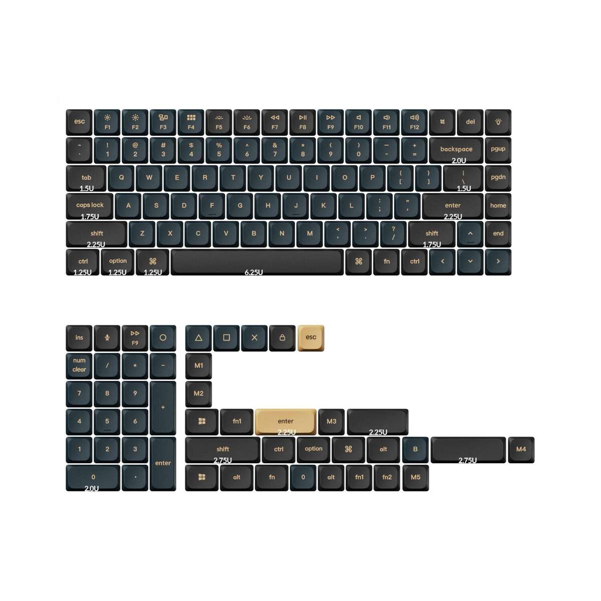 Keychron Pbt Lsa Knight Keycap Set V2 Low Profile